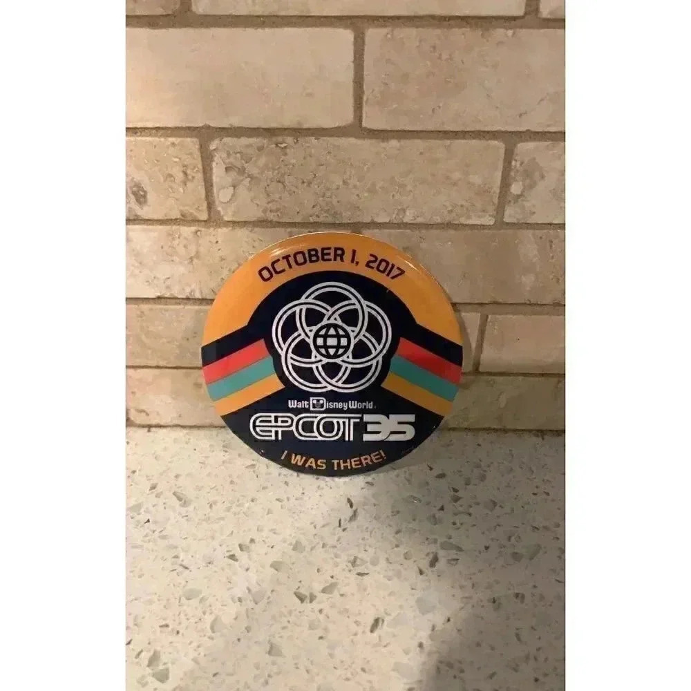 Disney - Epcot 35th Anniversary EXCLUSIVE BUTTON "I Was There